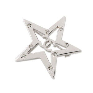 Chanel Brooch Coco Mark Star Rhinestone 06C CHANEL Women's